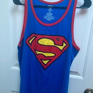 DC Comics Blue Superman Tank Top